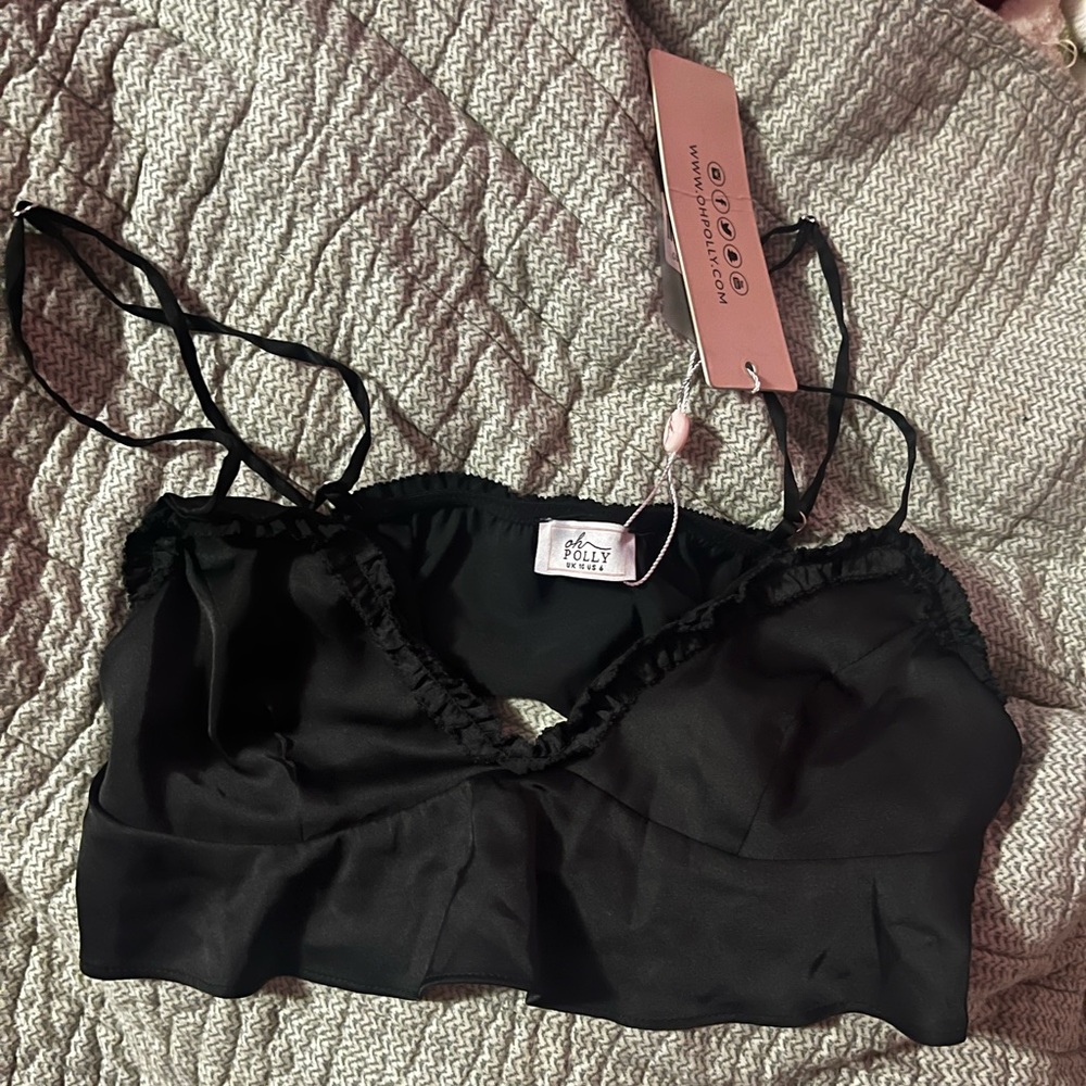 Oh polly black bralette
